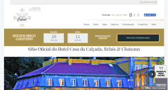 Desktop Screenshot of casadacalcada.pt